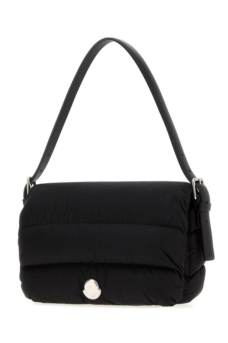 Moncler Baguette Shoulder Bag — Black