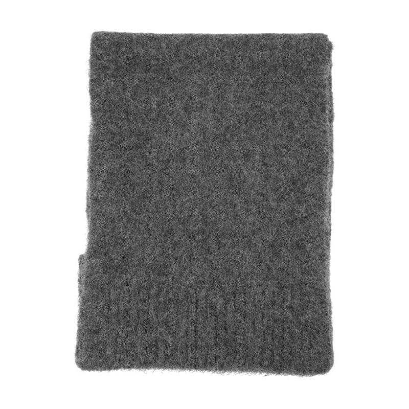 Samsøe Scarf — Gray Wool Scarfs