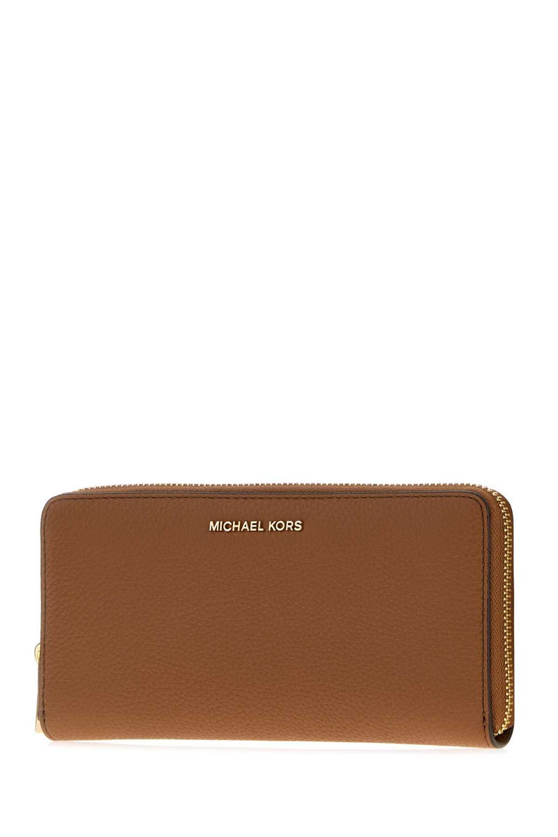 Michael By Kors Slim Wallet — Brown