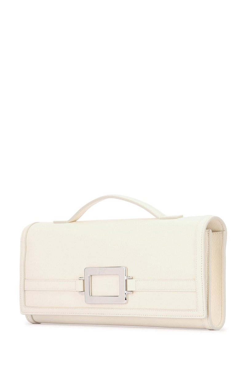 Roger Vivier Leather Wallet — White Bag