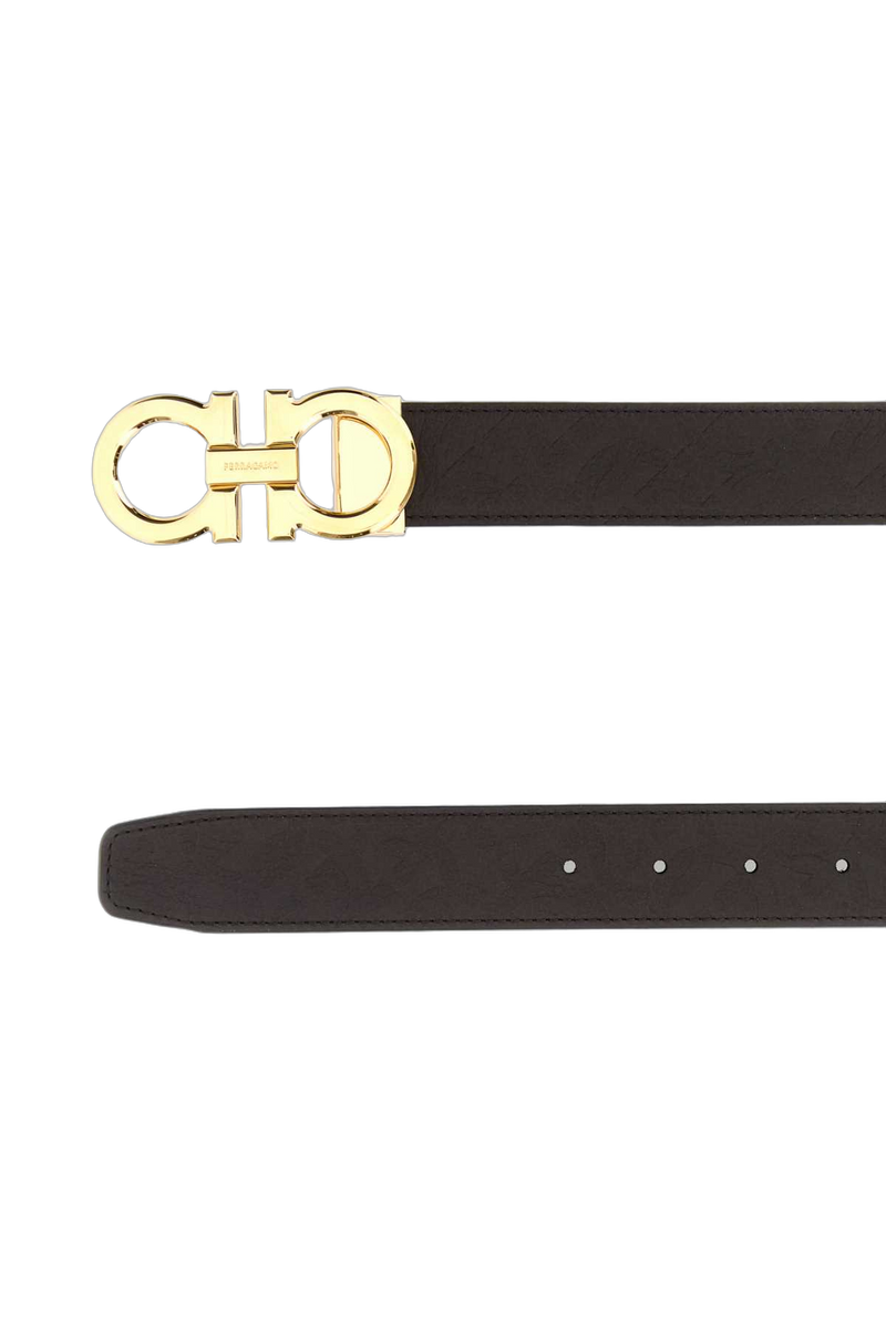 Ferragamo Tmoronero Belt — Black