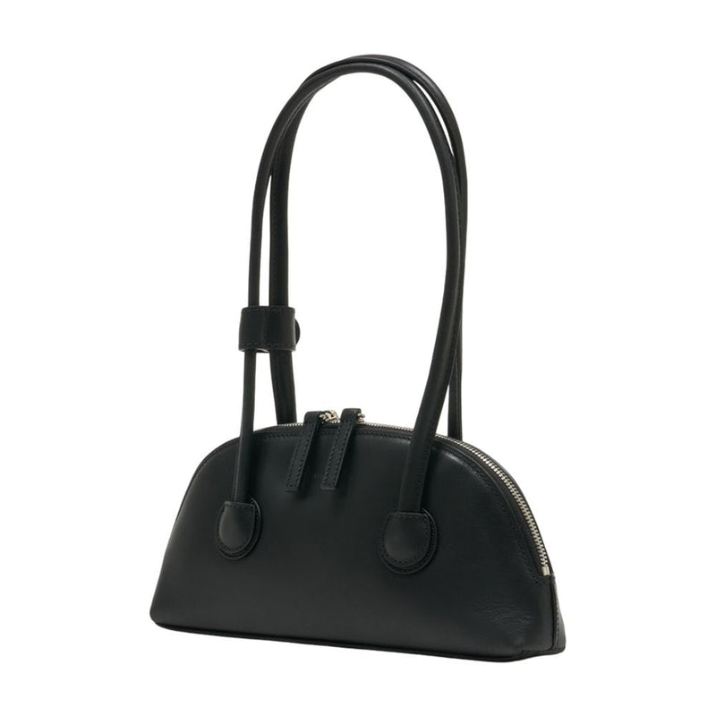 Marge Sherwood Bessette Shoulder Bag — Black Cowhide