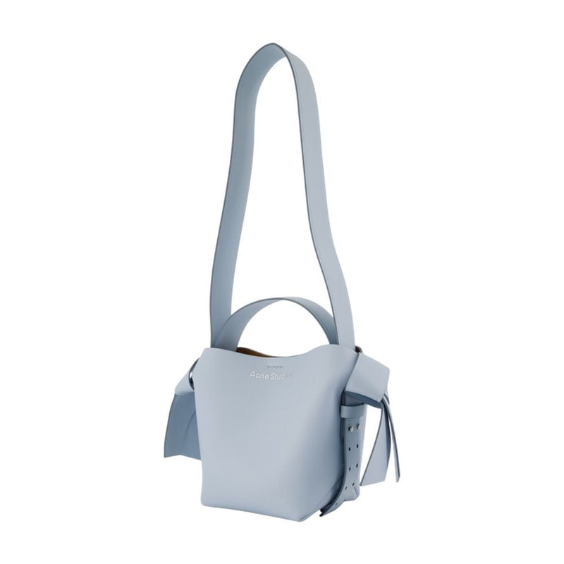 Acne Studios Musubi Mini R Shoulder Bag — Blue Calfskin