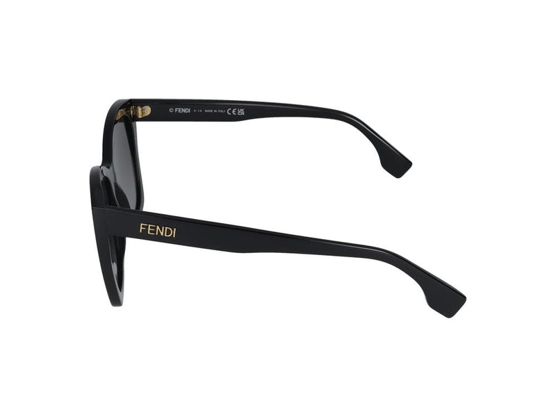 Maison Fendi Fe40151i Gradient Lens Sunglasses — Black Standard