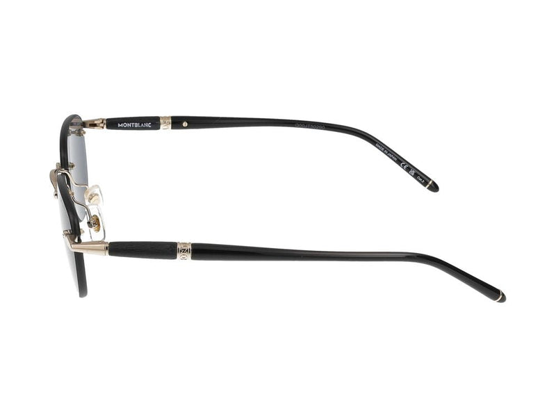 Montblanc Mb0412s Metal Frame Sunglasses — Gold