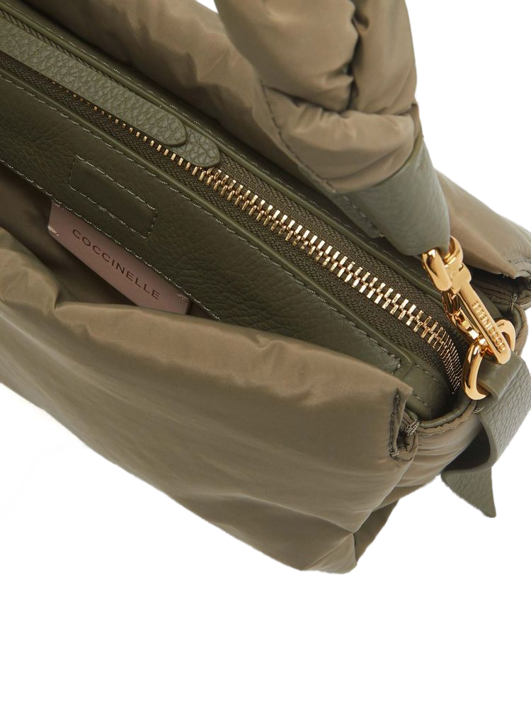 Coccinelle Boheme Shoulder Bag — Green Polyester