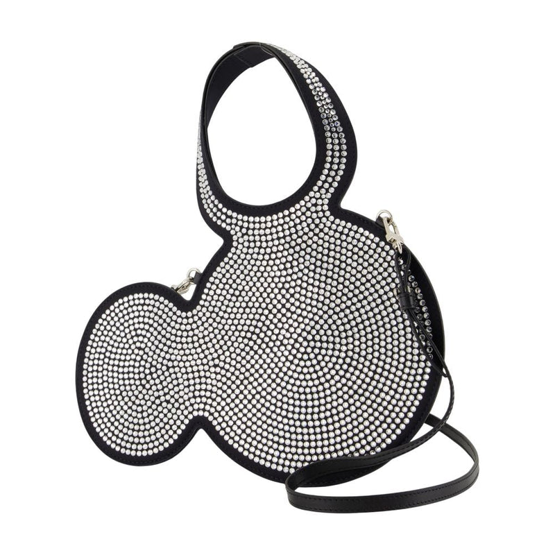 Coperni Disney Shoulder Bag — Black Silk