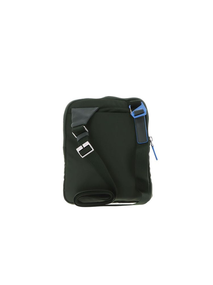 Piquadro Recycled Nylon Crossbody Bag — Green