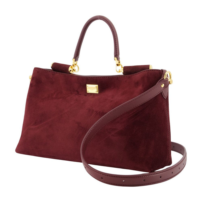 Dolce&gabbana Crossbody Bag — Burgundy Calfskin