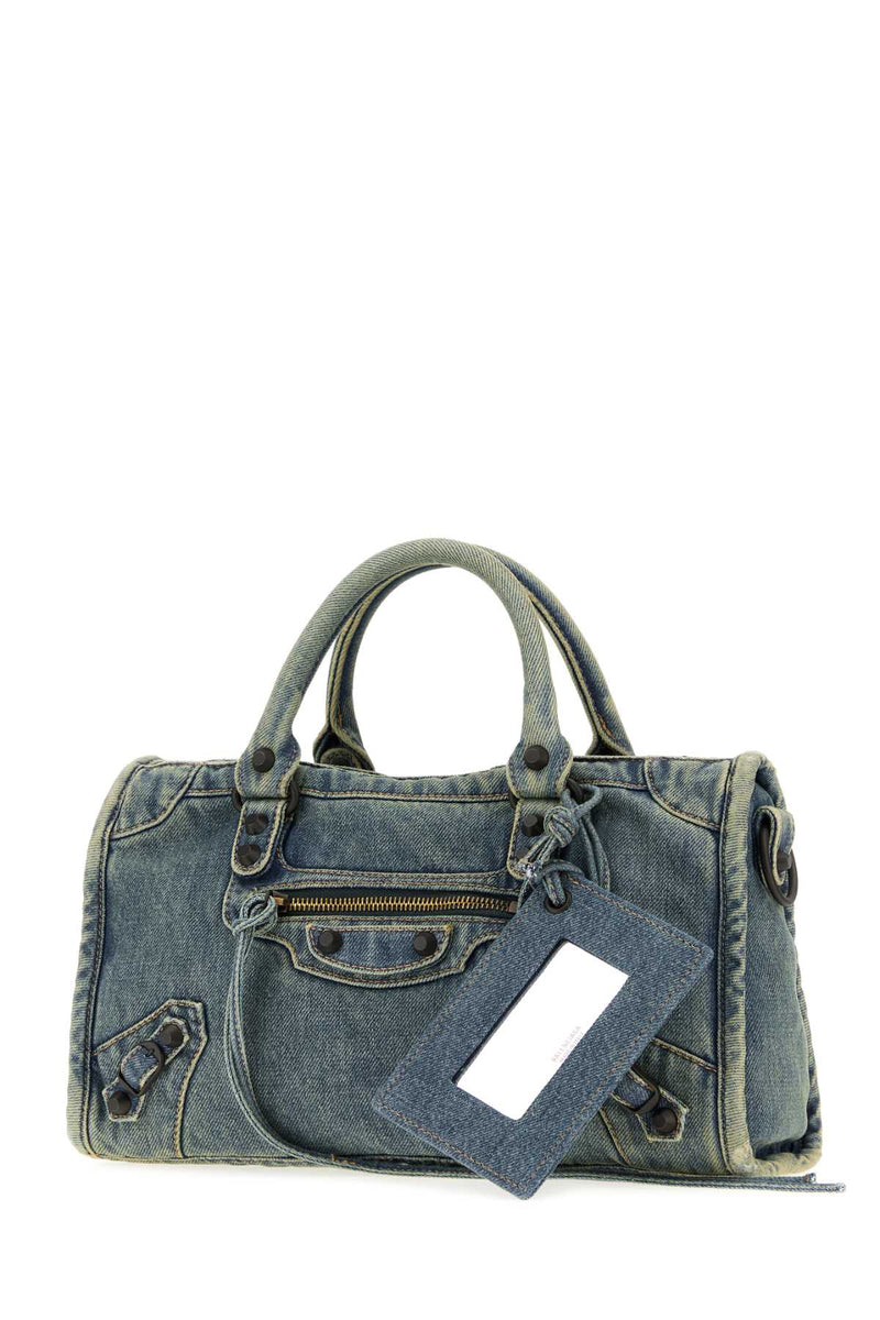 Balenciaga Le City Top Handle Bag — Blue