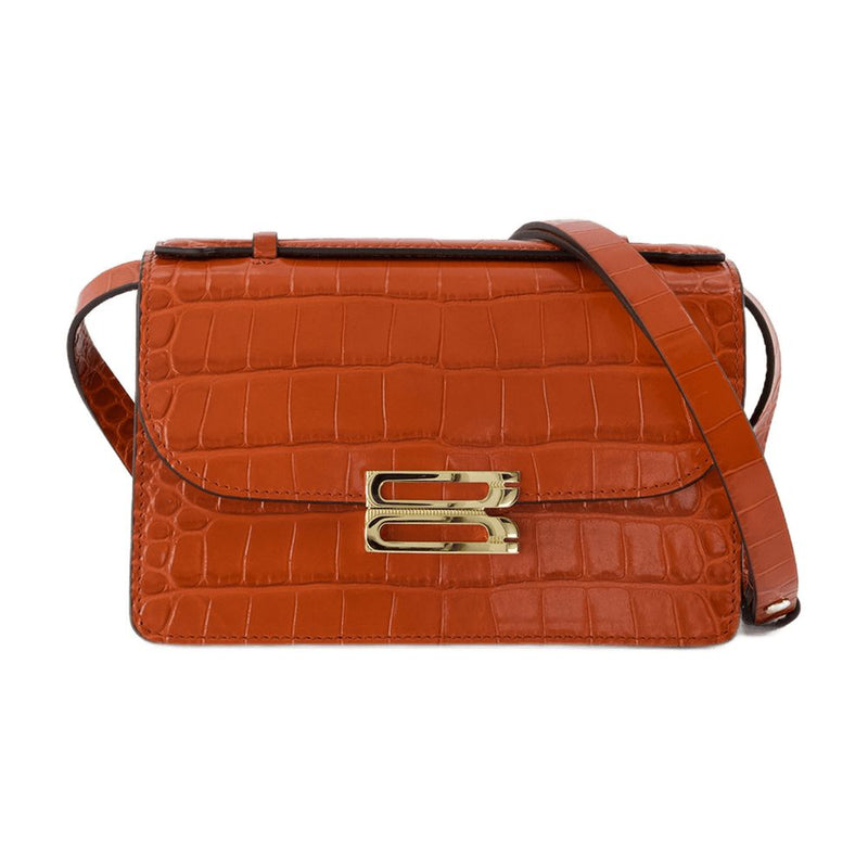 Victoria Beckham Crossbody Bag — Orange Calfskin