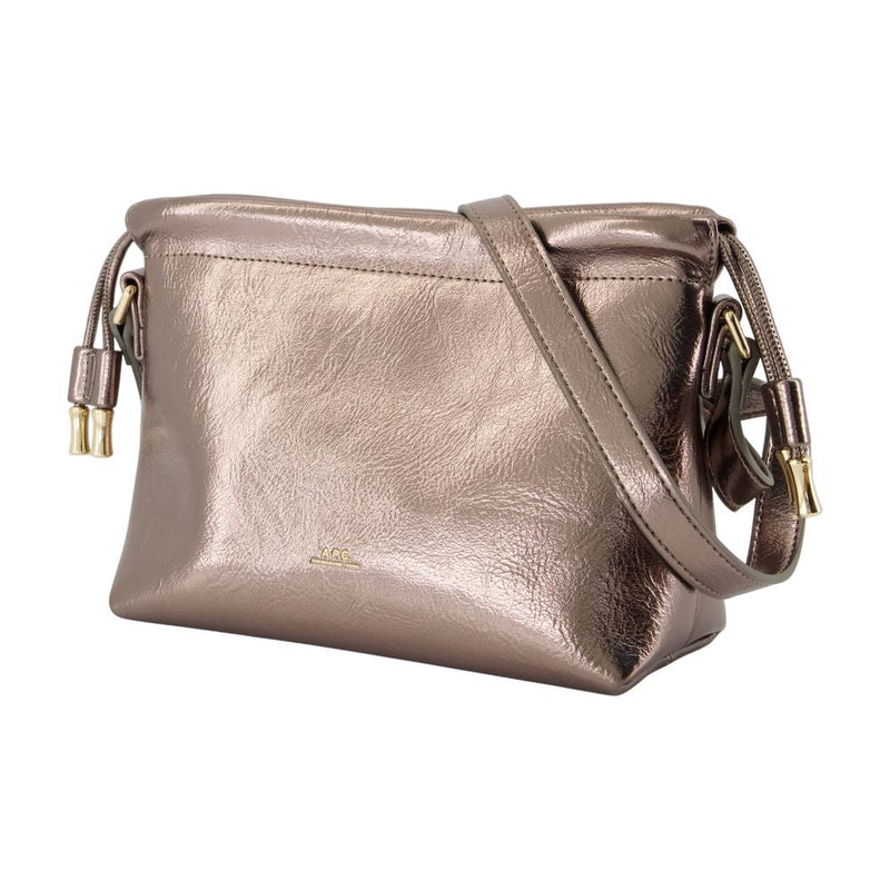 A.p.c. Ninon Mini Crossbody Bag — Silver Synthetic