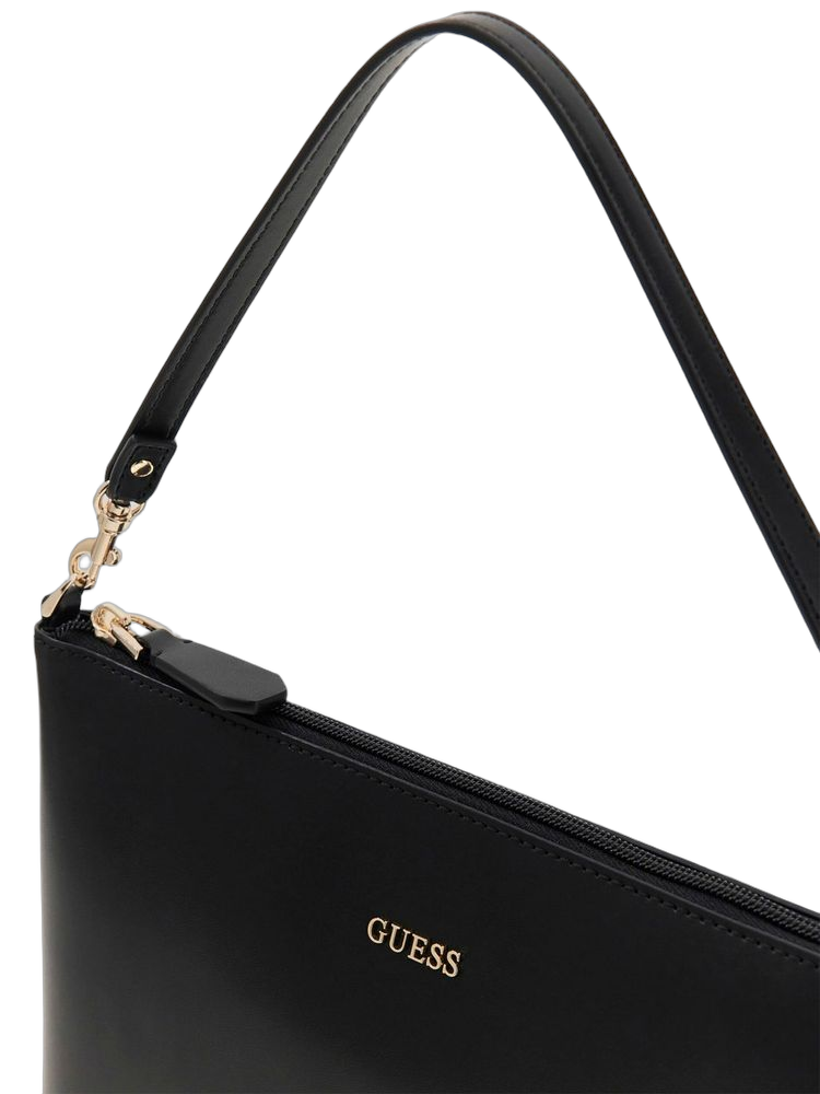 Guess Letty Tote Bag — Black Polyurethane