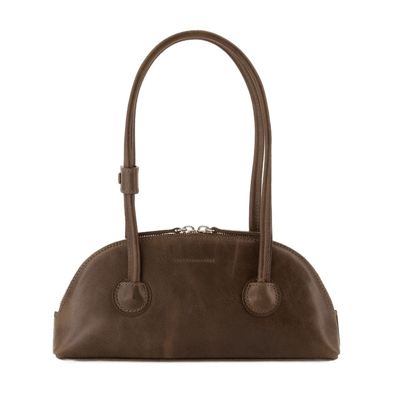 Marge Sherwood Bessette Shoulder Bag — Brown Cowhide