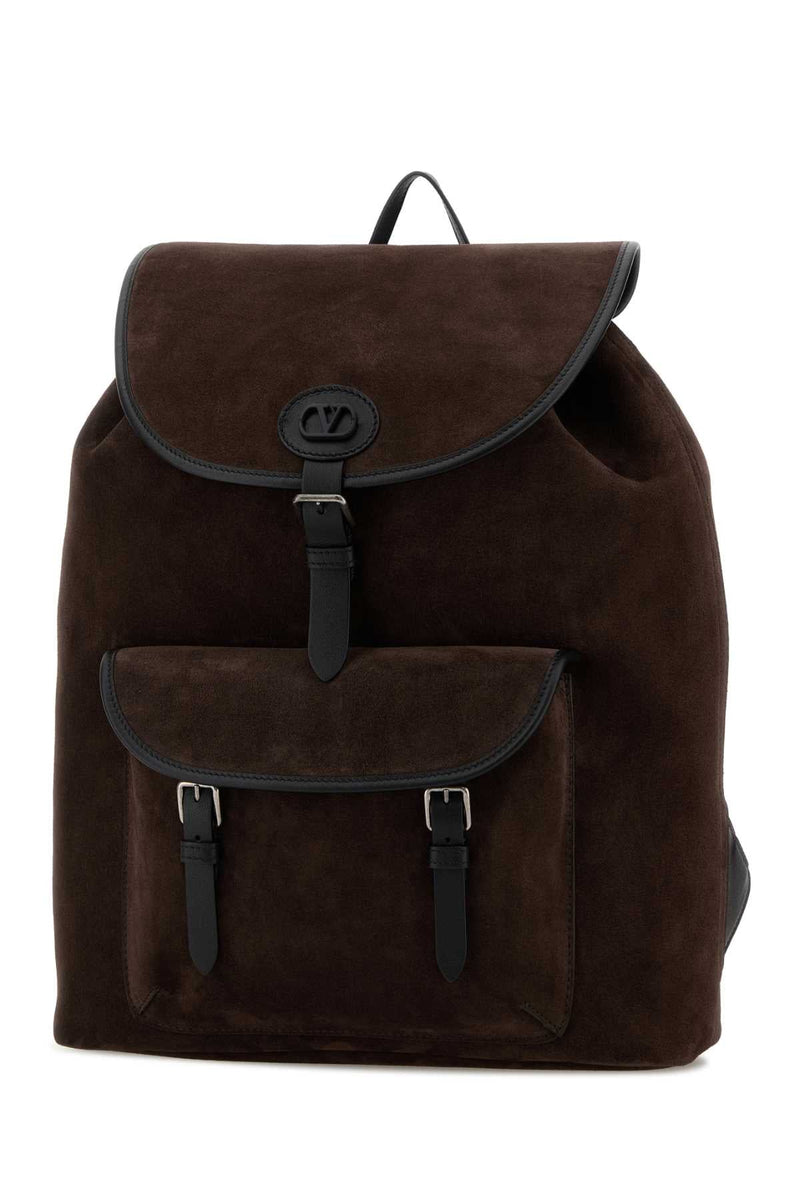 Valentino Garavani Antibes Backpack — Brown