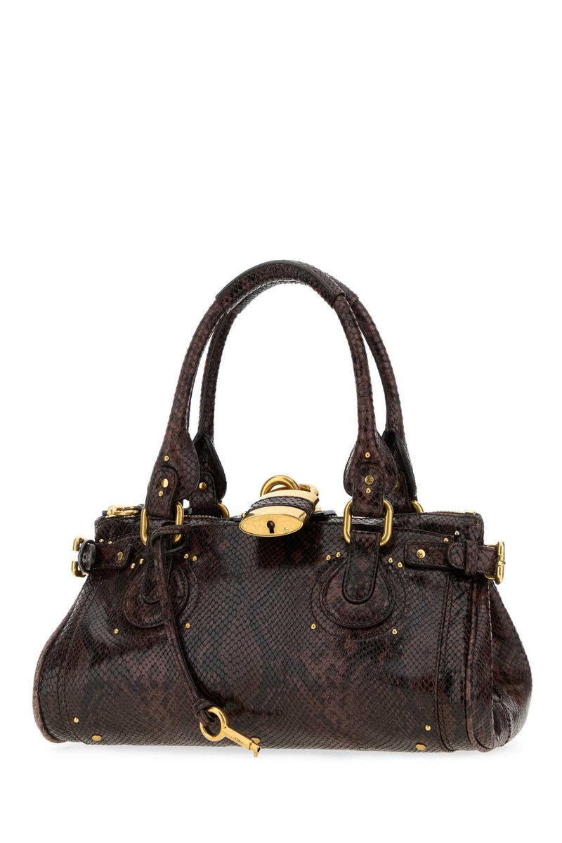 Chloé Paddington Shoulder Bag — Brown
