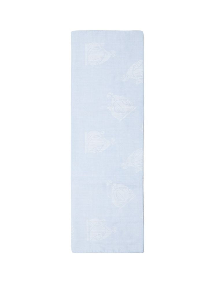 Lanvin Modal Blend Scarf — Blue Scarfs
