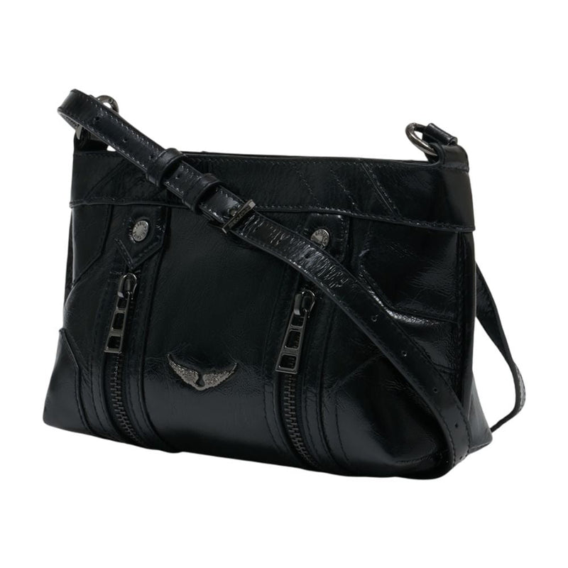 Zadig & Voltaire Calfskin Crossbody Bag — Black
