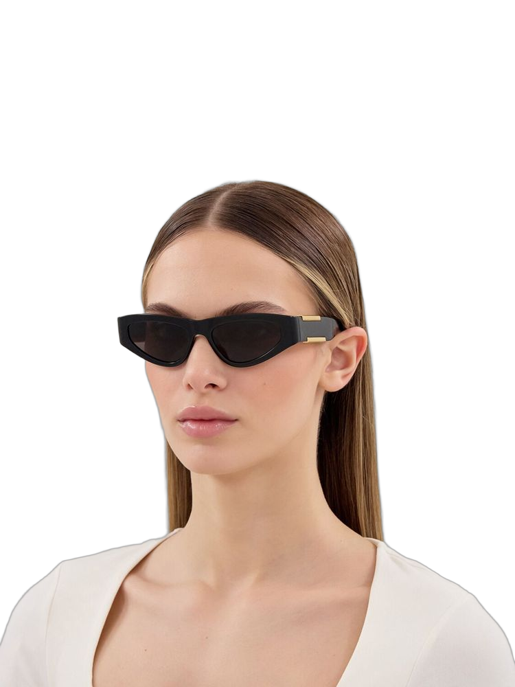Bottega Veneta Bv1407s Bio-Injection Frame Sunglasses — Black Bio Injection