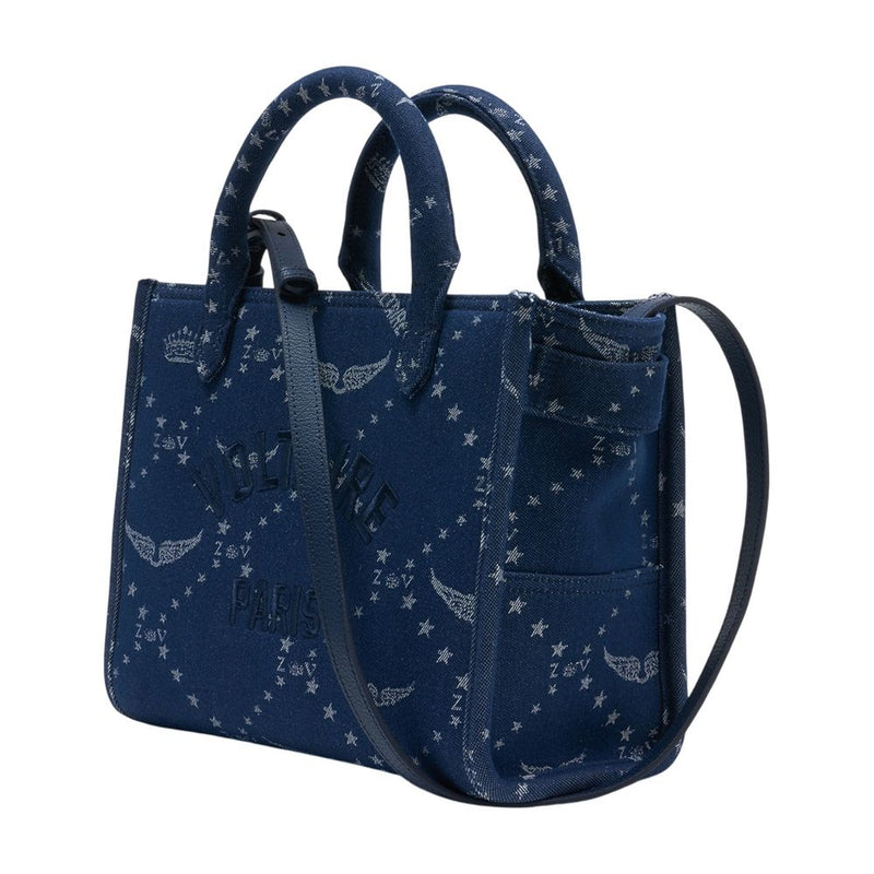 Zadig & Voltaire Tote Bag — Navy Cotton