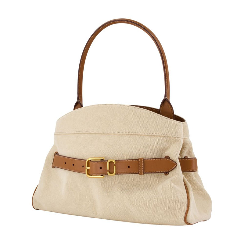 Marc Jacobs Shoulder Bag — Beige Cotton