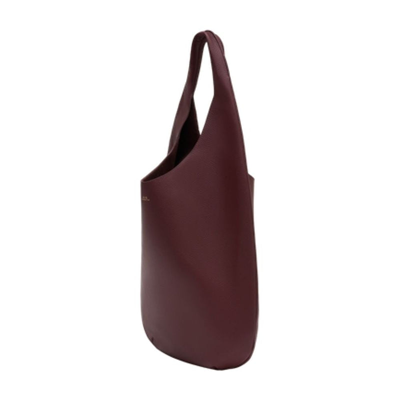 A.p.c. Le Neige Shoulder Bag — Burgundy Cowhide