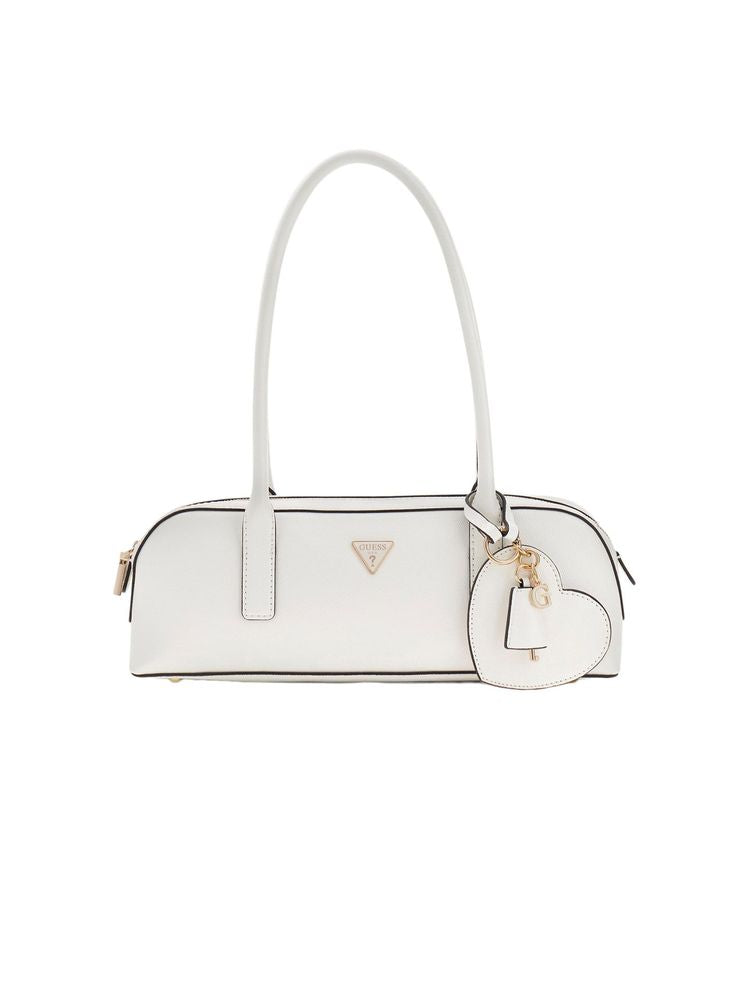 Guess Shoulder Bag — White Polyurethane