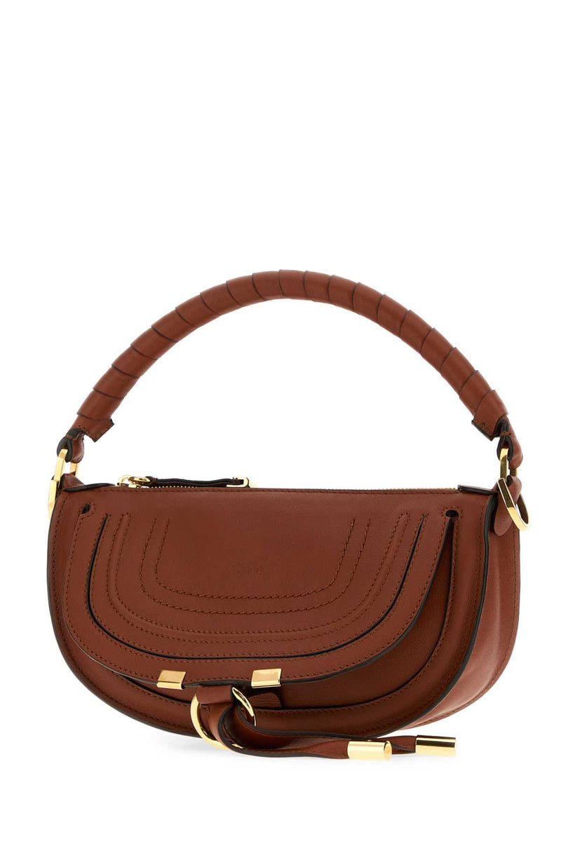 Chloé Marcie Shoulder Bag — Brown