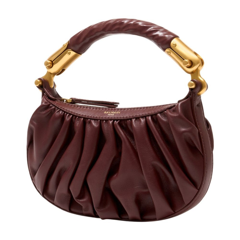 Balmain Mini Bag — Brown Calfskin