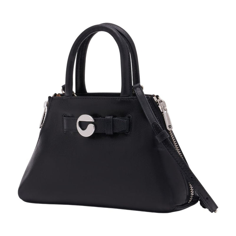 Coperni Data Crossbody Bag — Black Calfskin