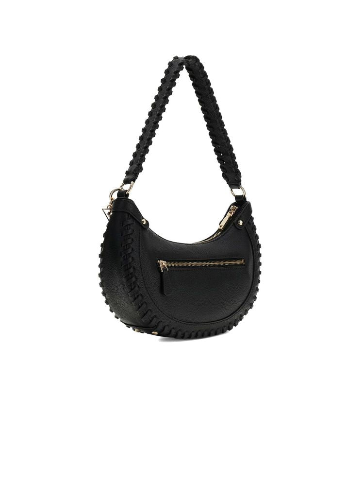Guess Hobo Bag — Black Polyurethane