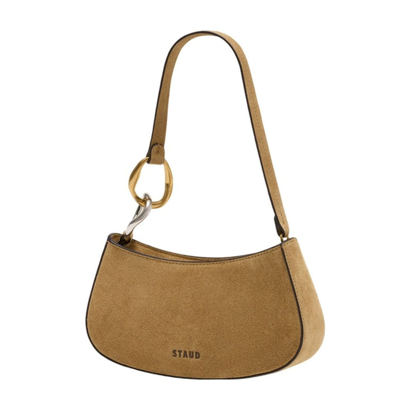 Staud Ollie Shoulder Bag — Brown Cowhide