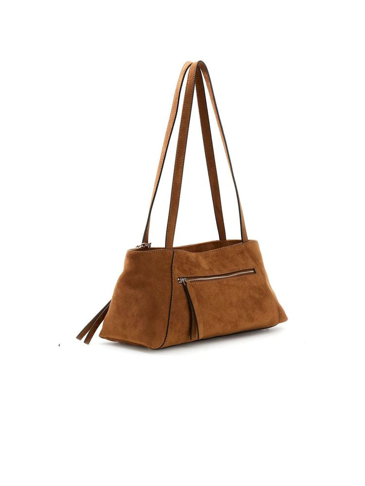 Guess Devon Shoulder Bag — Bronze Polyester