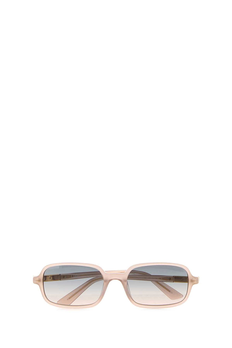 Chloé Ch0363s005 Oversized Acetate Frame Sunglasses — Beige Exterior