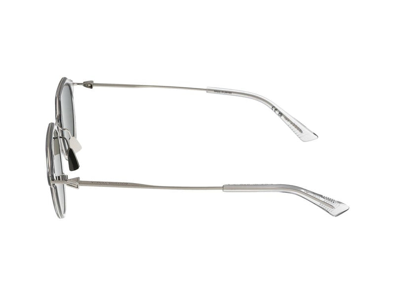Bottega Veneta Bv1331s Round-Frame Sunglasses — Grey Acetate