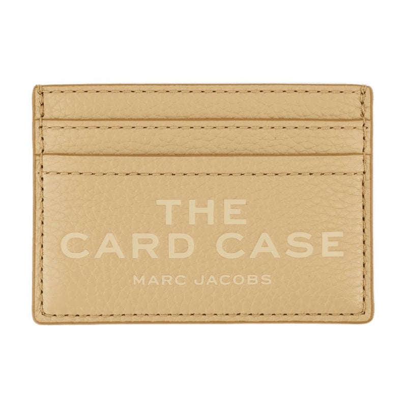 Marc Jacobs Leather Card Holder Case — Beige Cowhide Accessories / Wallets