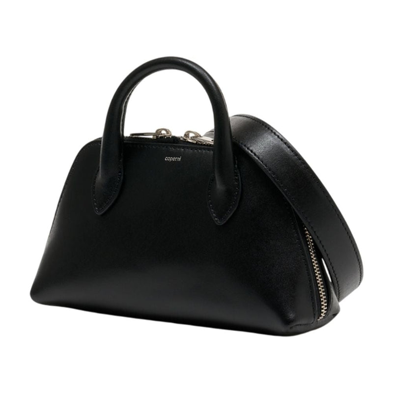 Coperni Calfskin Leather Top Handle Bag — Black
