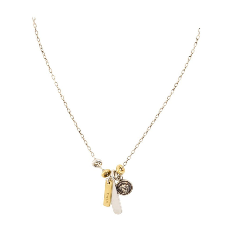 Versace Charm Necklace — Gold Metal Necklaces