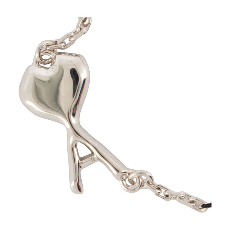 Ami Paris Hammered Metal Bracelet — Silver Bracelets