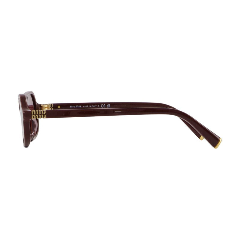 Miu Miu 0mub10su-26l20y55 Acetate Sunglasses — Burgundy