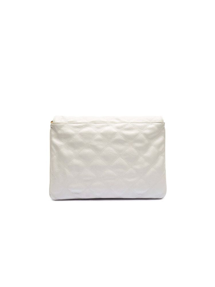 Liu Jo Quilted Polyurethane Shoulder Bag — White