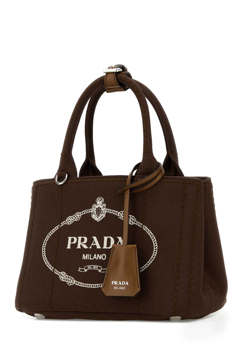 Prada Milano Tote Bag — Brown