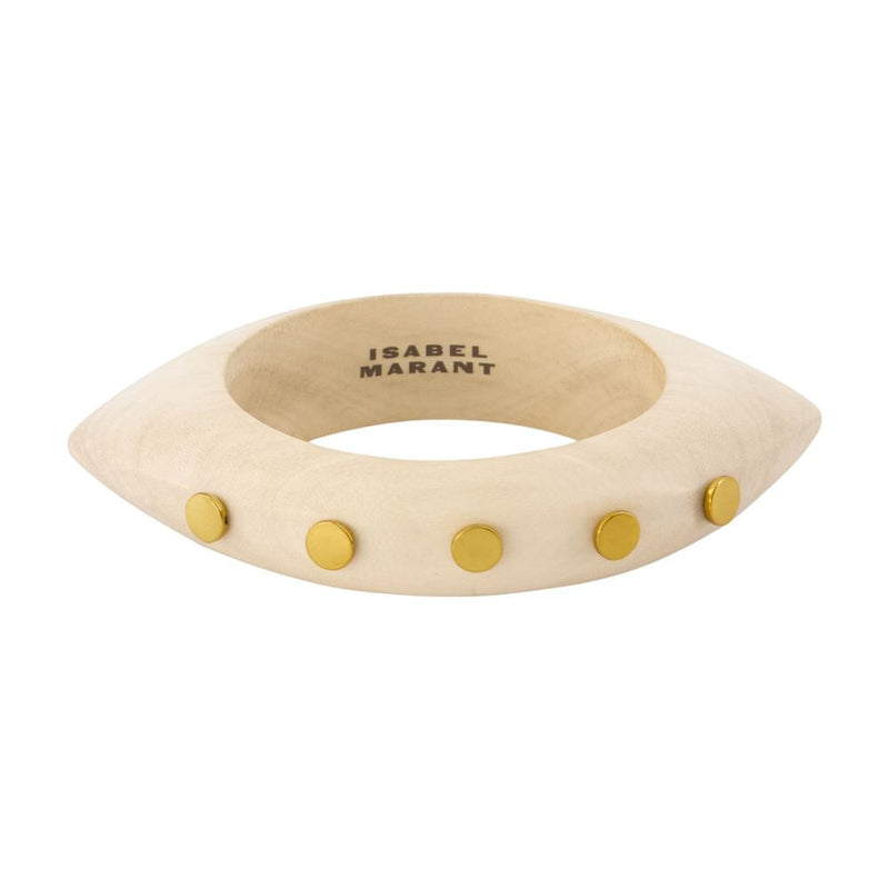 Isabel Marant Gold-Studded Bracelet — Gold Metal Bracelets