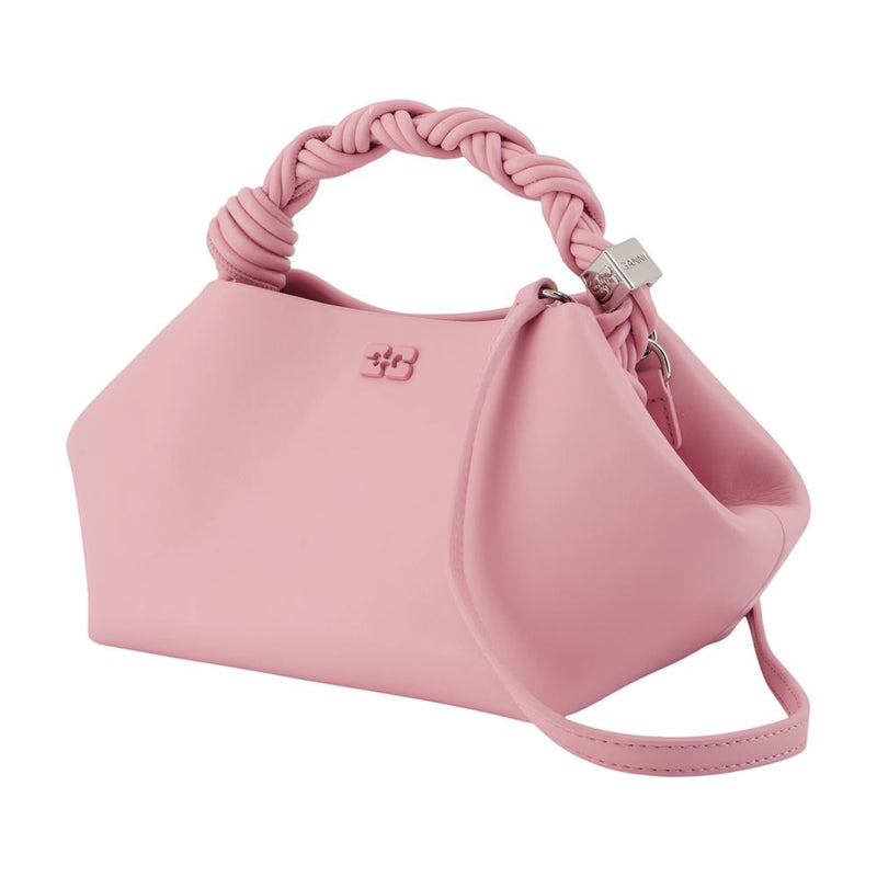 Ganni Bou Top Handle Bag — Pink Synthetic