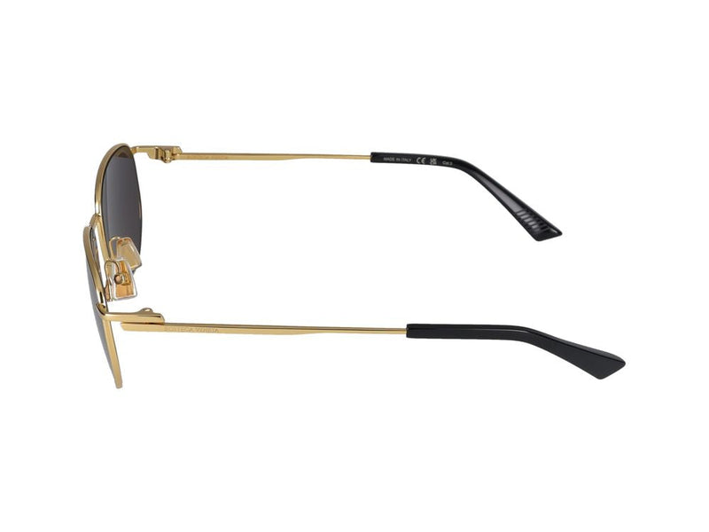 Bottega Veneta Bv1301s Metal Hexagonal Sunglasses — Gold