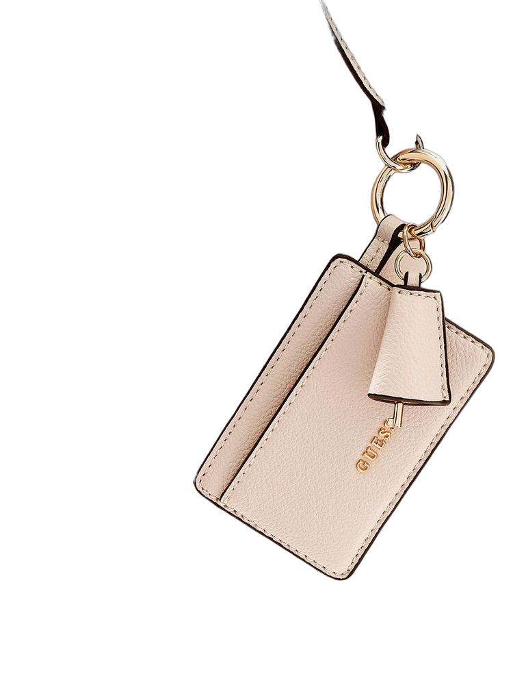 Guess Diagonal Topstitched Polyurethane Hobo Bag — Beige