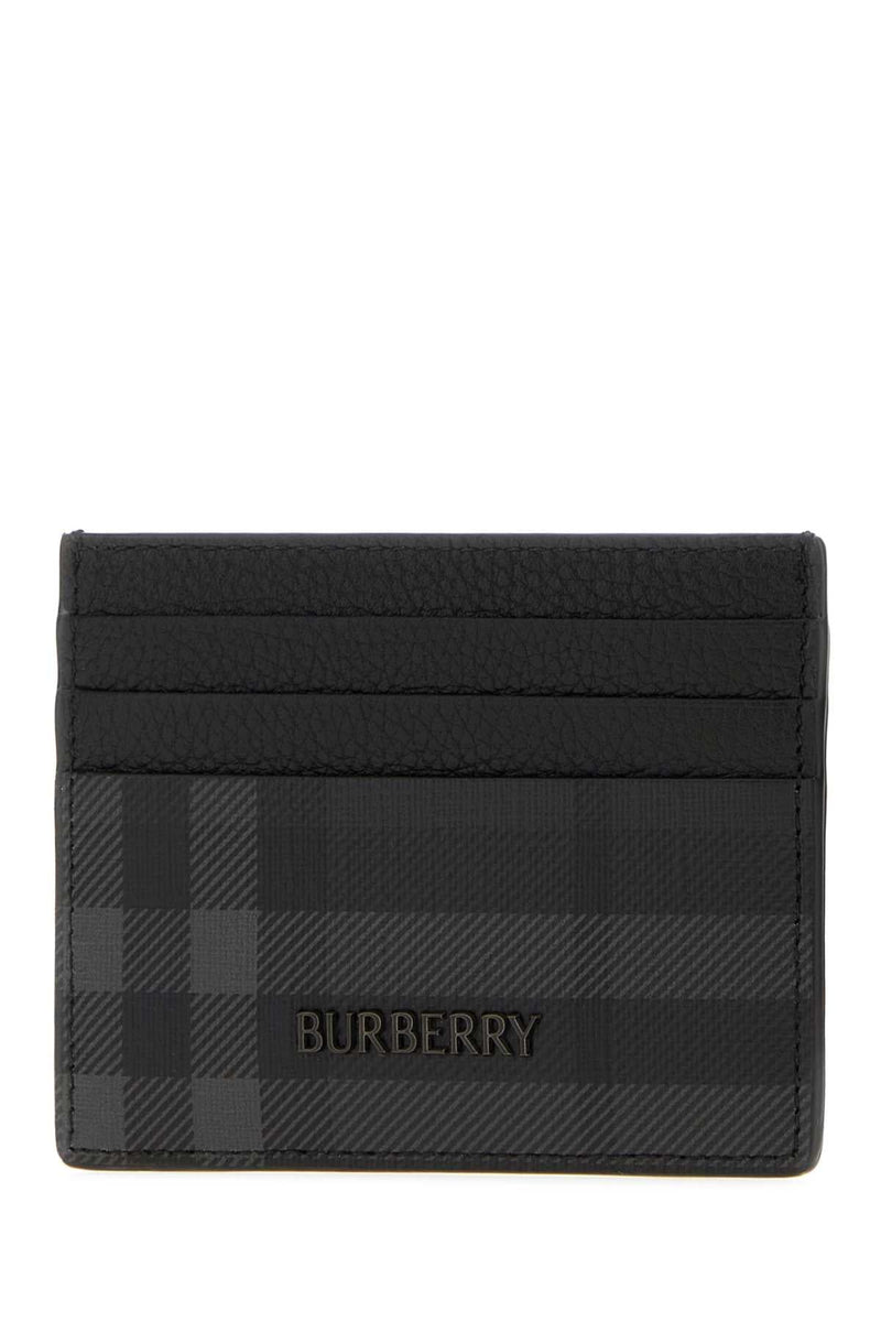 Burberry Tall Card Case — Black Wallet