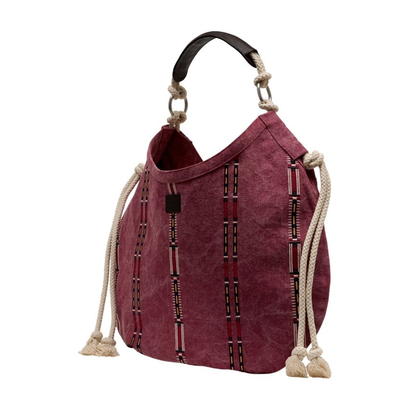 Isabel Marant Byron Shoulder Bag — Purple Cotton