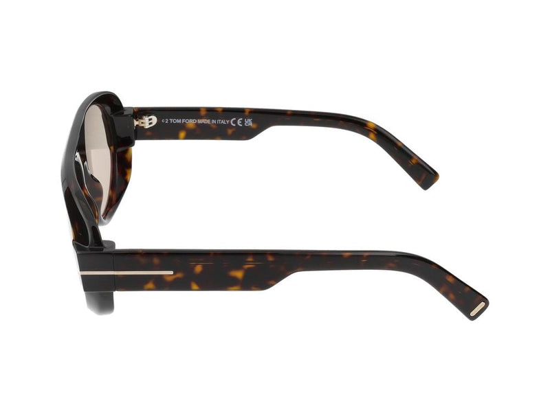 Tom Ford Ft1102 Injected Acetate Sunglasses — Tortoiseshell-Black Tortoiseshell/black