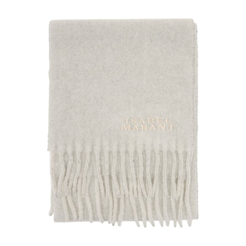Isabel Marant Scarf — Gray Wool Scarfs